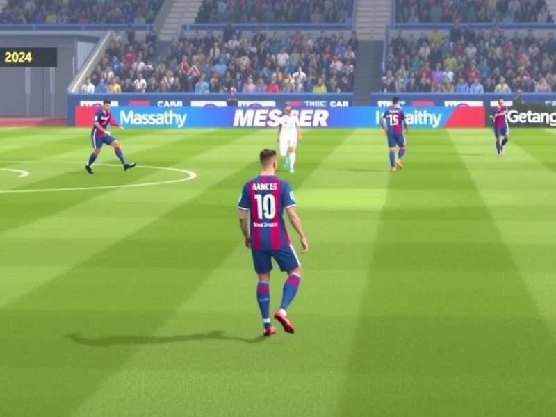 Dream League Soccer 2024 gameplay screenshot showing intense match action