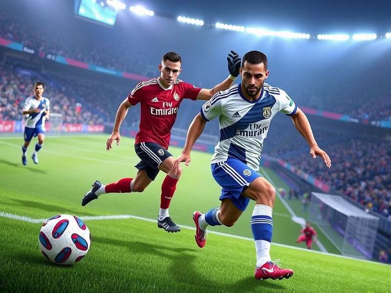 Dream League Soccer 2019 gameplay on mobile phone
