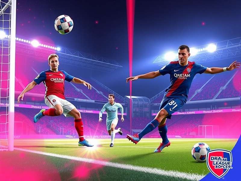 Gameplay screenshot of Dream League Soccer 2026 featuring USA national team