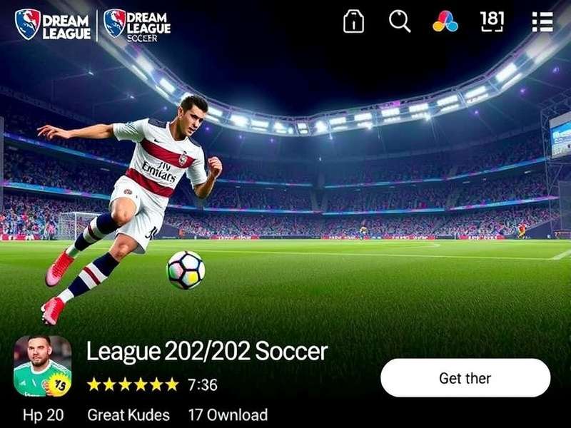 Dream League Soccer 2024 gameplay screenshot on Android mobile