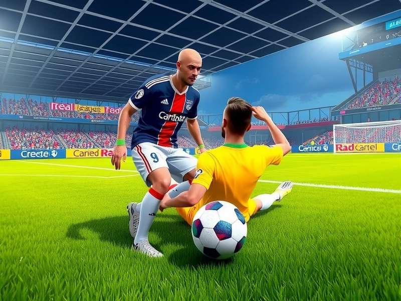 Dream League Soccer 2020 gameplay screenshot showing realistic graphics