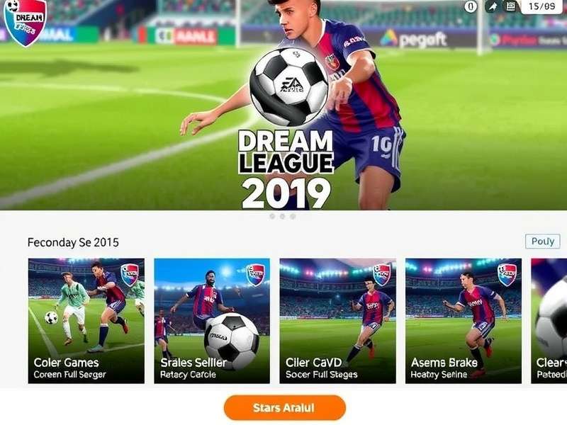 Dream League Soccer 2019 gameplay on Chrome Play Store