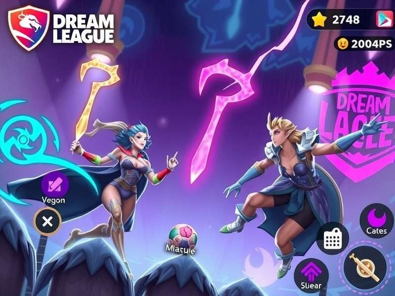 Visual comparison of Dream League Soccer graphics from 2017 to 2024