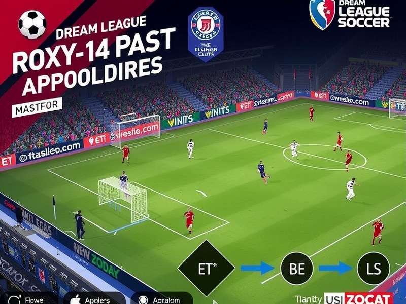 Dream League Soccer 2021 gameplay on a mobile screen