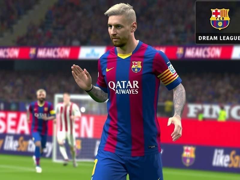 Lionel Messi in Dream League Soccer 2019 gameplay screenshot