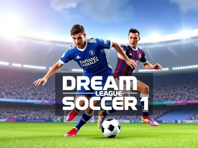 Dream League Soccer 2019 gameplay on mobile device