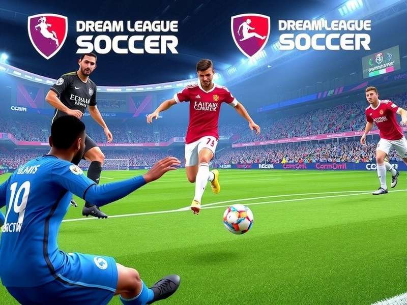 Dream League Soccer 2026 gameplay screenshot showing stunning visuals