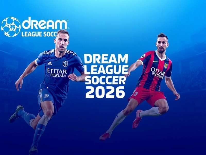 Dream League Soccer 2026 Gameplay Screenshot showing intense football action