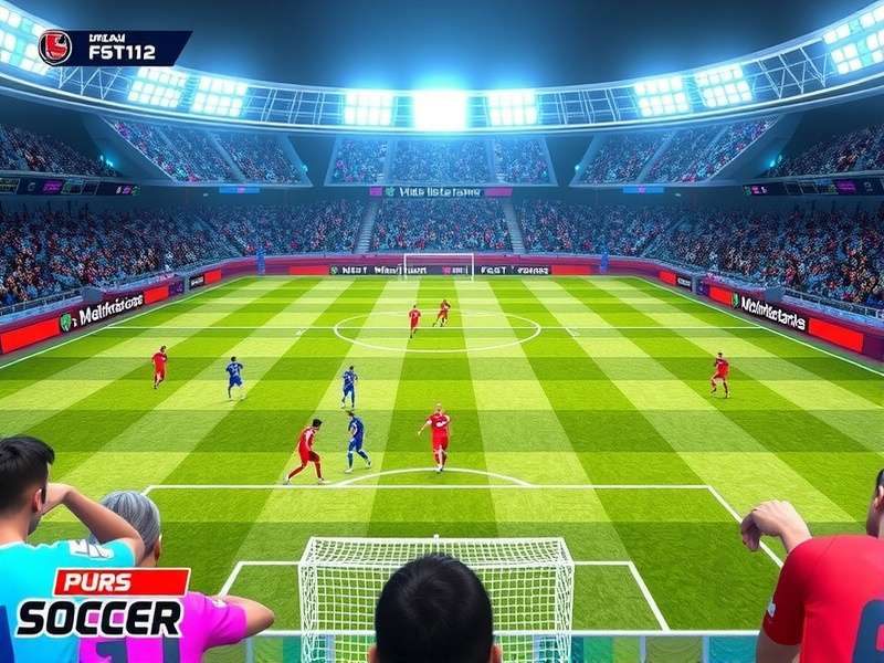 Dream League Soccer 2025 gameplay screenshot showing realistic graphics and action