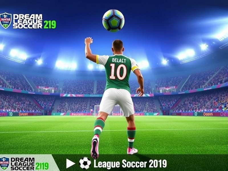 Dream League Soccer 2019 gameplay screenshot showing cheats in action
