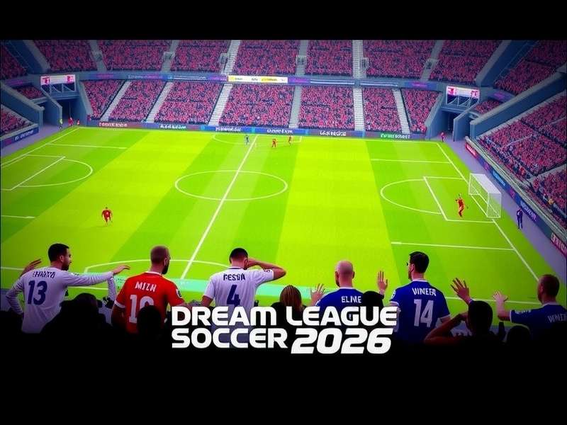 Dream League Soccer 2026 Trailer official poster showing new season gameplay and features