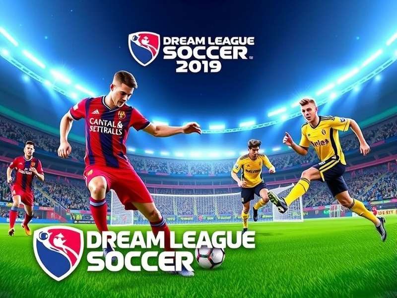 Dream League Soccer 2019 Mod Apk gameplay screenshot with unlimited coins