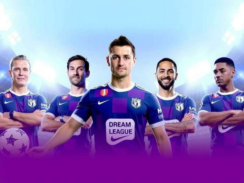 Dream League Soccer 2019 gameplay action shot with stadium atmosphere