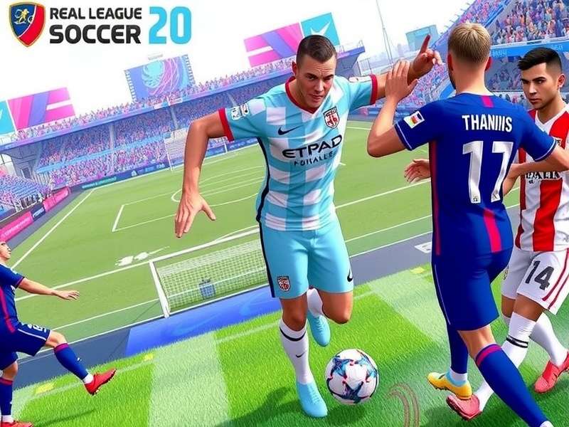 Real Dream League Soccer 2020 gameplay showcase with stadium and players