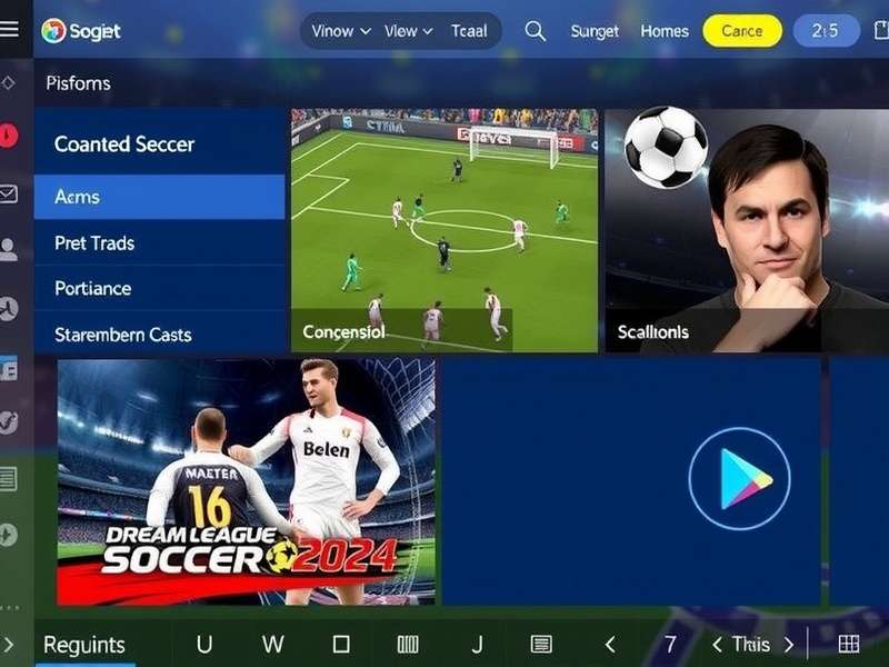 Dream League Soccer 2024 Downloadable Content official guide banner featuring DLC pack and Indian edition highlights